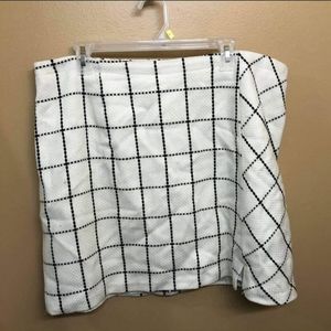 Checked skirt